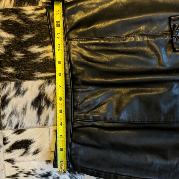 Authentic leather vintage pencil skirt - Picture 6 of 7